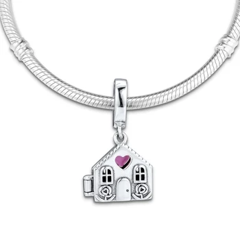 Perfekt Hjem Charms Vedhæng Passer Oprindelige Armbånd af 925 Sterling Sølv Charm Perler til smykkefremstilling perles hæld