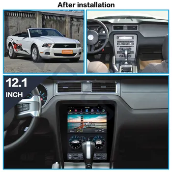 For Ford Mustang Android 2010 Android-2011 - Android 9 Tesla Style Bil GPS Navigation, Multimedie-Afspiller Radio