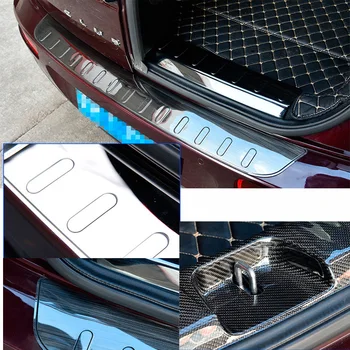Bilen Udvendig Dekoration bagtrop Beskyttelse Forbinding, For BMW MINI Cooper F54 Landsmand Rustfrit Stål Kuffert bagtrop Plade
