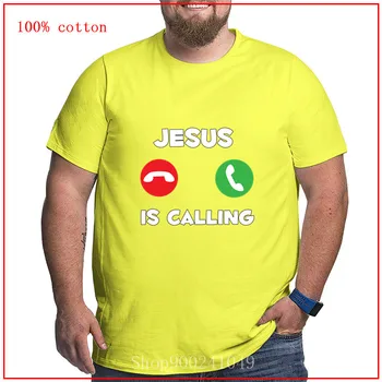 Jesus Kalder Kristus Religiøse Tro Bibelen Gave Sommeren nye trendy Fashion-Classic T-shirt Hombre Cool Mænd Plus Size T-shirt