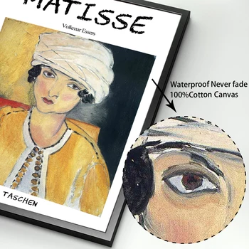 Matisse Kunst Kvinde Portræt Vintage Lærred At Male Abstrakte Billeder Og Plakat Moderne Kunst På Væggene Billede Til Stuen Home Decor