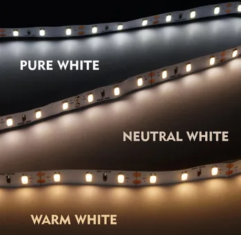 Natur hvid 4000K Ikke-Vandtæt led strip DC12V SMD 5050 5M 60led/M fleksibel led reb indendørs dekoration lys ulter lyse