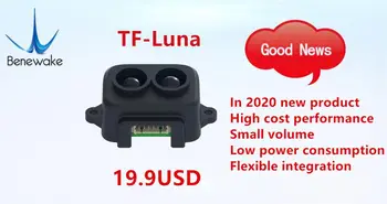 5 STK TF-Luna Benewake Lidar-Range Finder Sensor Modul Enkelt Punkt Lige til Arduino Pixhawk Drone UART version