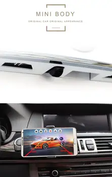 BYNCG Trådløs Bil førerspejlets Kamera WIFI bakkameraet Dash Cam HD Night Vision Mini Krop Fartskrivere, til iPhone og Android