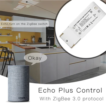 DIY Zigbee Smart Home Automation Lysdæmper Fjernbetjening Arbejde med Echo Plus Alexa SmartThings Passer til de Fleste Zigbee 3.0 Hub