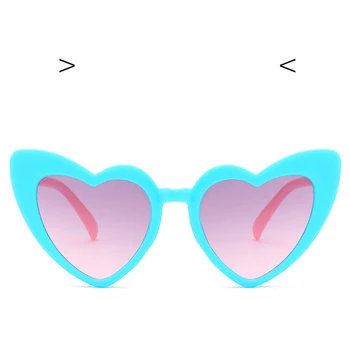 Børn børn Solbriller Mode hjerteformet Søde UV400 Designer Frame Briller Baby Piger Solbriller solbriller