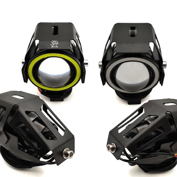 U7 LED Lys Motorcykel Angel Eyes Forlygte Projektører Ekstra Lyse Tåge Lys For KTM 990 SuperDuke Eventyr 1050 85XC