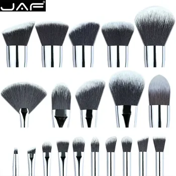 Detail-JAF Brugerdefinerede Makeup Børste Sæt DIY Syntetiske make up børste kit foundation børste, eye shadow fan børster eyeshadow