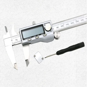 HOT Metal-6-Tommer 150mm Rustfrit Stål Elektronisk Digital Vernier Caliper Mikrometer Måling