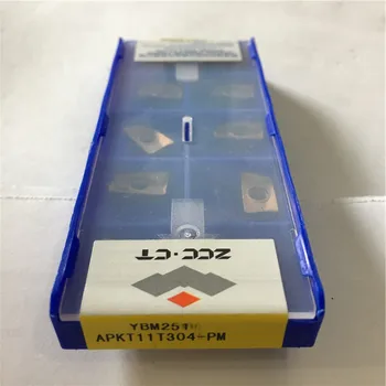 APKT11T304-PM YBM251 Oprindelige ZCC-CT hårdmetal indsæt/ fræsere med den bedste kvalitet 10stk/masse gratis fragt