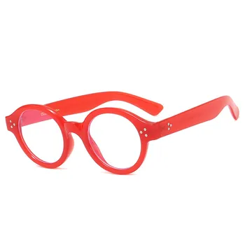 Anti-Blu-ray Børns Briller Retro Runde Briller Ramme Fladskærms Spejl, Børn Briller Udendørs Beskyttelse UV-Briller Piger