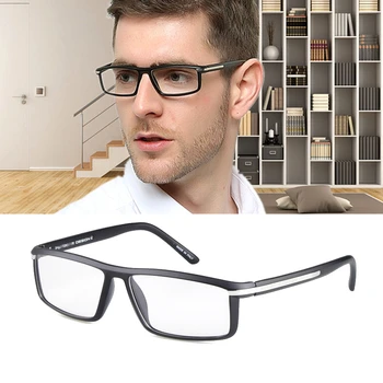 Hiqh Kvalitet TR90 Briller Ramme Mænd Optisk Business-Brillerne Let Briller oculos de grau, med de Gennemsigtige Rammer Kvinder