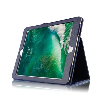 Etui Til iPad Pro 12.9 Litchi Flip Læder Beskyttende Cover Til Apple iPad Pro 12.9 tommer Tablet Smart Beskyttende shell+film+pen