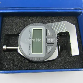 Bærbare mini Præcise Digitale Tykkelse Gauge Meter Tester Mikrometer tykkelse værktøj til måling af 0 til 12,7 mm