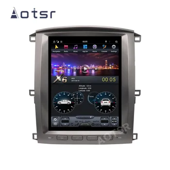 AOTSR Tesla Style Android-9 Bil-Radio For Lexus LX470 2002 - 2007 GPS Navigation PX6 Multimedie-Afspiller DSP Carplay IPS Autoradio