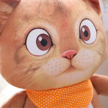 Filmens handling figur Tre Diablos den øvlede kat Kat plys legetøj fyldt Pude Kat dyr fødselsdag julegave Pude legetøj for børn
