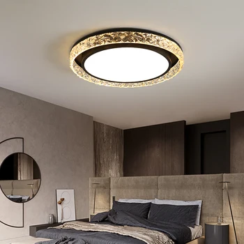 Led-loftsbelysning Moderne Lysekrone Loft Lampe til Stue, Soveværelse, Køkken Spisestue med Glans Guld Sort Hvid Armaturer