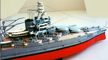 DIY-Paper Model 1:250 Slagskibet USS Arizona Kejserlige Japanske Flåde Samle PaperCraft 3D Puslespil Model Kit Legetøj for Børn