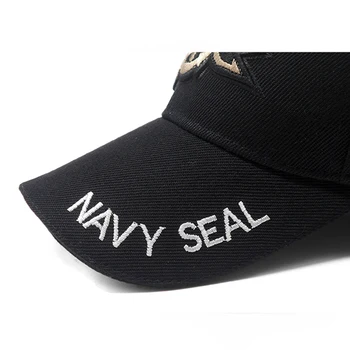 Us Navy Team Taktiske Baseball Cap Herre Navy Seals, Caps Mærke Gorras Bomuld Hær Snapback Hat Black Bone Mandlige Nye 2019