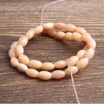 LanLi mode Smykker 10x6mm flerfarvet naturlige sten løse perler DIY kvinde armbånd halskæde øre stud og tilbehør