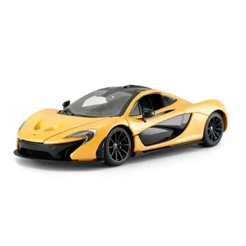 Rastar 1:24 Trykstøbt McLaren P1 Gul Orange Sport Biler Høj Simulator Legeret Metal Model Bil Pull-back Køretøj
