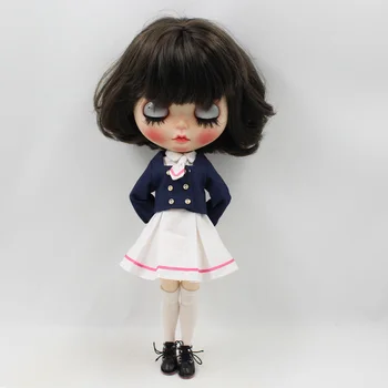 Tøj til Blyth 1/6 Dukke Cardcaptor Sakura skole uniform kjole ISKOLDE Licca Fælles organ Gratis Fragt