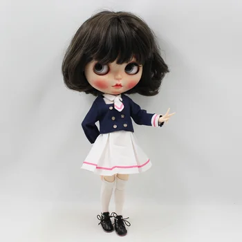Tøj til Blyth 1/6 Dukke Cardcaptor Sakura skole uniform kjole ISKOLDE Licca Fælles organ Gratis Fragt