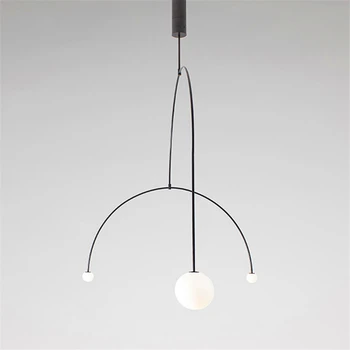 Nordisk loft Led Pendel til Spisestue køkken hanglamp Balance Rustfrit Stål Soveværelse industrielle hængende lamper