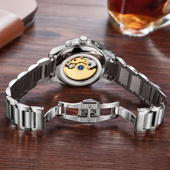 DOM-herre ure top mærke luksus vandtæt mekaniske mand Business mand reloj hombre marca de lujo Mænd ur M-812D-7M