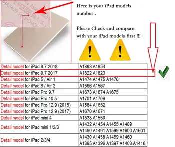 Ny ABS Coque til iPad 2017 9.7 Tastaturet A1822 A1823 Bluetooth Wireless Keyboard Case til iPad 9.7 2017 Tilfældet med Tastatur
