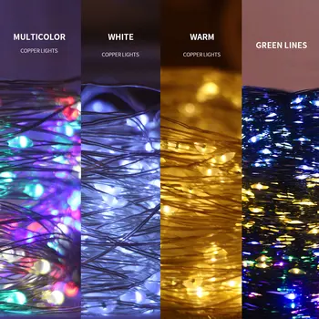 5M/10M LED Foto Klip, String Lys, Batteri, USB drevet klip Fairy Lights led til jul Krans Parti Hjem Wall Decor