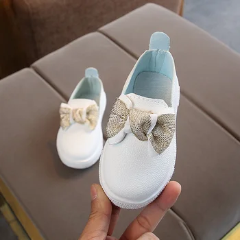 Børn Sko Piger Drenge Sport Sko Antislip Bløde Bund Kids Baby Casual Sneaker Fladskærms Sneakers hvid sko til pige size21-30