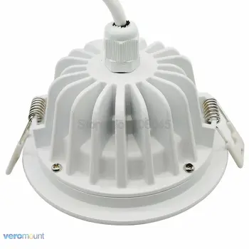 MiLight FUT063 6W RGB+CCT LED Loft Spotlight Vandtæt Reccessed Lys AC85-265V WiFi-Kompatible 2,4 G 4-Zone Trådløse Fjernbetjening