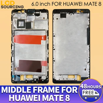 6.0 tommer Midterste Ramme For Huawei MATE 8 LCD-FRONT RAMME Boliger Ramme Bezel Erstatte For huawei Mate 8 Midterste Ramme For Mate8