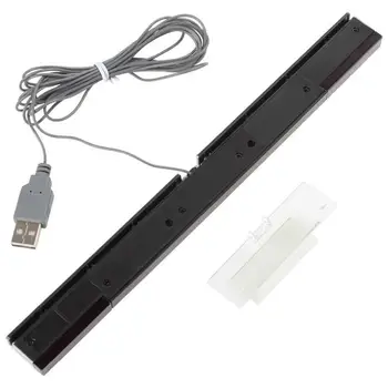 For Wii Video Game Sensor Bar med Kabel Modtagere, Infrarød USB-Ray-Sensor Signal Bar Vil lukke For Nitendo Remote IR Replacemen A4Z1