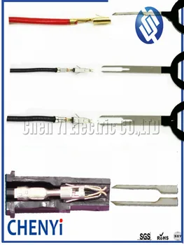 18pcs Bil plug terminal removal tool set terminal Pin-retraktoren vælge nål udnytte terminal Nål ejektor Nål retraktoren
