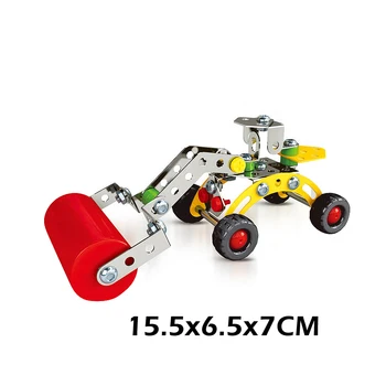DIY Forsamling Køretøj Metal Model Kits Toy Bygge-Kits Metal Modeller Gåder Kits Oplyse Byggeri til børn
