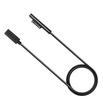 1,5 m Type C Strømforsyning Opladning Kabel Ledning Oplader til Microsoft Surface Pro 5