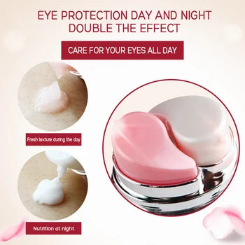 LAIKOU 20g Dag og Nat Elastic Eye Cream Hud Pleje Anti-envelhecimento Mørke Rande Anti Rynke Anti Alder Opstrammende