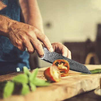 Køkken Damascus Kniv 8 Tommer Japanske Køkken Chef Gyuto Santoku kødkniv Madlavning Stabil Træ Håndtag 67 Lag Stål VG10