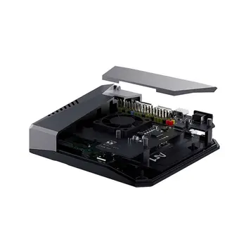 S ROBOT Argon Raspberry Pi 4 Tilfælde Aftagelig Magnetisk GPIO Dække Metal Shell+Ventilator køleplade til RPI 3B+/3B RPI162