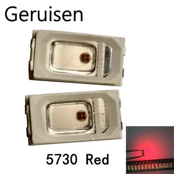 5630/5730 SMD/SMT LED Rød SMD 5730 LED Surface Mount Red 2.0~2.6 V 620-625nm Ultra Birght Led Diode Chip 5730 Red 2000PCS
