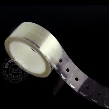(1000pcs/roll)Briller Linse Behandling Modstå Film Anti-Skid Linser Modstand Slip DAS Klart, Gennemsigtigt Beskyttelseslag af Klistermærker