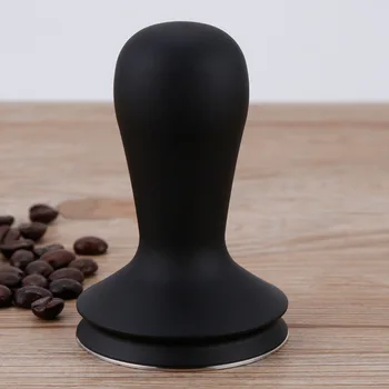 Coffee bean fladskærms-sluk tryk og vis manipulerer med matteret håndtag fast aftagelig 58mm