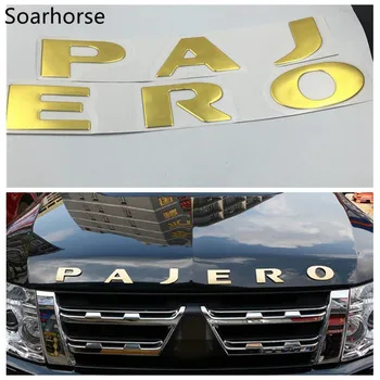 Soarhorse til Mitsubishi Pajero Montero V73 V75 V77 V93 V97 Front Grill Bonnet Logo Badge-Logo Mærkater