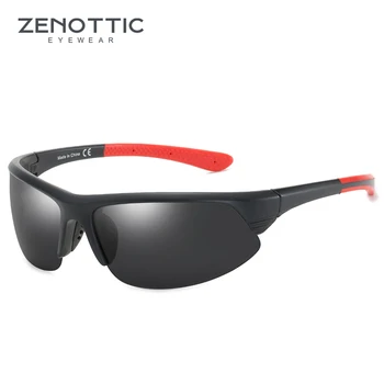ZENOTTIC Brand Design Polariseret UV400 Solbriller til Mænd Sport MTB Fotokromisk Spejl solbriller Udendørs Beskyttelse Beskyttelsesbriller