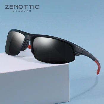 ZENOTTIC Brand Design Polariseret UV400 Solbriller til Mænd Sport MTB Fotokromisk Spejl solbriller Udendørs Beskyttelse Beskyttelsesbriller