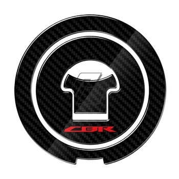 3D Carbon-look Motorcykel Brændstof Gas Cap Protector Decals Tilfældet for Honda CBR CBR600RR CBR900RR CBR1000RR CBR1100XX