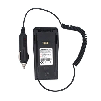 Bil oplader Batteriet Eliminator for motorola gp3688,gp3188 ep450 cp040 etc to-vejs radio walkie talkie input DC 12V