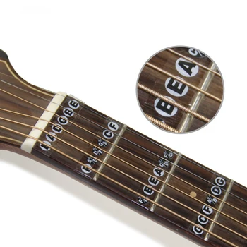 Guitar-Gribebrættet noder Klistermærker 1 Stk 6 String guitar